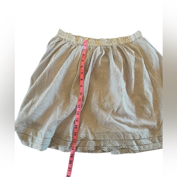 Women’s GAP Navy / White  Cotton Seersucker Skirt Size Medium - Picture 2 of 6